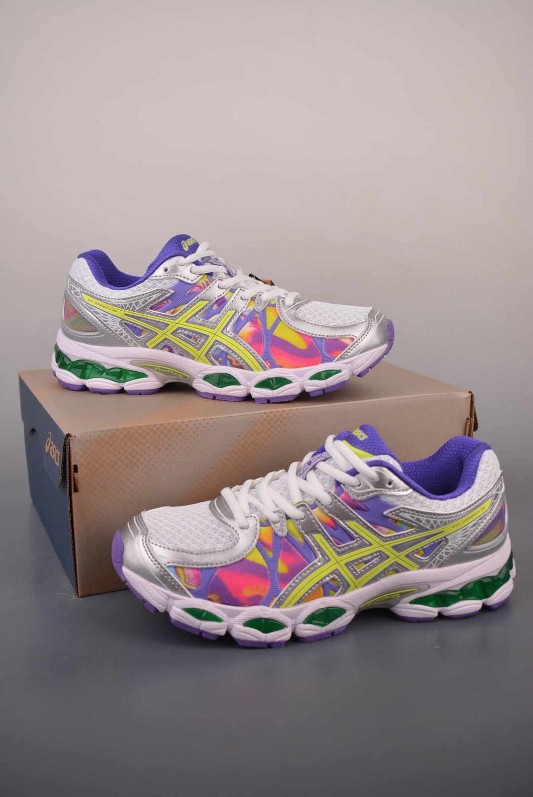 s GEL-Nimbus 16 "Multicolor Vibe / Violet Prism"