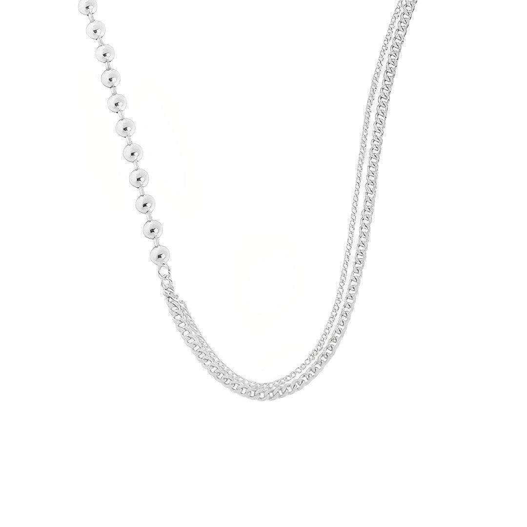 Layered Bead Chain Necklace